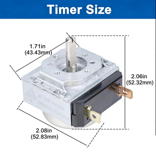 Mechanical Timer Switches with Bells Microwave Oven Timer for 2