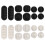 20Pcs Self-Adhesive Cable Holders White Tpr Cord Organizer Clips 3