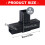 8Pcs Pack T Style Plastic Joint Connectors For 25mm Square Pipes 3