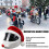 Christmas Helmets Decoration Santa Hat Easy Install Strong-Blue 3