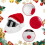 Christmas Helmets Decoration Santa Hat Easy Install Strong-Blue 6