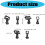 Microphone Clip Clamp Ensuring Secure Hold-Ball head nonhole 4