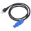 Câble Alimentation Scène Noir Caoutchouc Métal 16A 3 6