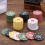 100Pcs/pack Plastic Poker Chip Gambling Chip Set-20 6