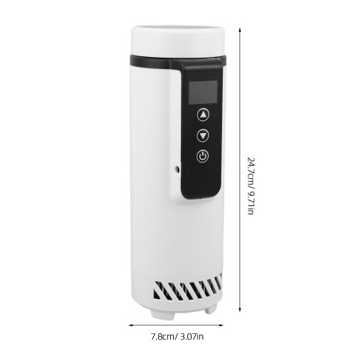 White Insulin Travel Cooler with Digital Display and USB Charging 1
