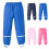 Regendichte broek met elastische taille voor kinderen,-Roze 122 4