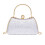 Glitzernde Strass-Abendtasche mit Tragegriff, modische-Silber 1