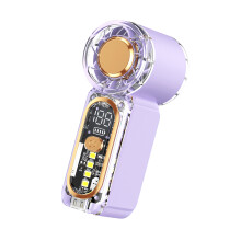 Portable Handheld Turbos Fan High Speed Handheld-light Lavender