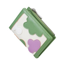 Portefeuille tendance pour porte-monnaie pour femme,-Vert