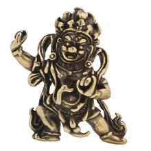 Miniatur-Messing-Anhänger, tibetischer Mahakala-Anhänger,-1Stk