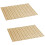 Universal Kitchen Sink Mats With  Fatigue Proof-Through bronze 1