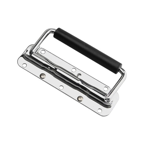 Stainless Steel Thickened Spring Handle Wooden Cabinet Box-155
