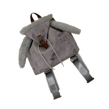 Niedlicher Rucksack mit Hasenohren, koreanischer Stil,-Grau