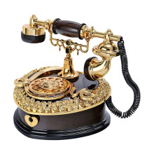 Antike Festnetztelefon-Nachbildungen, Spieluhr-Ich liebe Braun