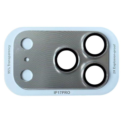 Rear Camera Glass Protector Compatible With iPhone 17 Pro Max Silver 2