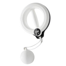 Drehbarer Fitness-Spinner mit digitalem Display und-Weiß