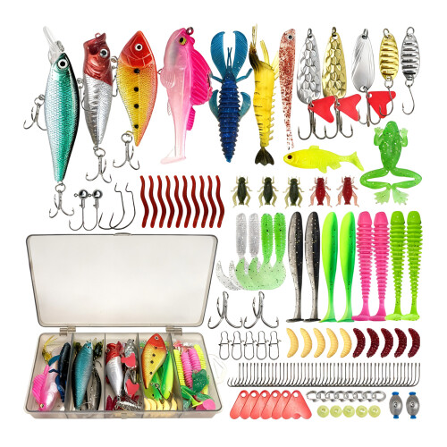 Köder-Schwimmköder-Set inklusive-133-teiliges Set