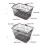 Bicycles Metal Basket Bike Front Storage-Heightened version 4