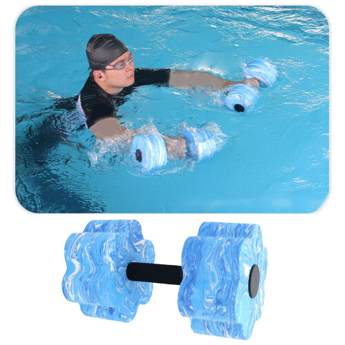 Wassergewicht, Wasserhanteln, Poolschaum,-Grün und Blau 2