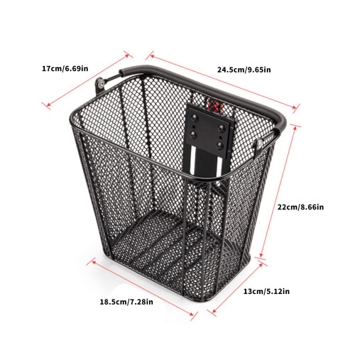 Metal Bicycles Front Storage Basket Electric Bicycles Basket 2