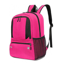 Training Sports Backpack with Shoe Compartment Large-rose red