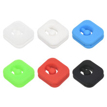 6Pcs Soft Silicone Tennis Racket Dampener Shock-Mixed colors