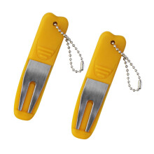 Outil de réparation de Golf, fourche Divot verte pour-Orange