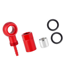 Hoge sterkte aluminiumlegering Fietsen Remmen Olienaald-Rood