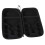 Support de pagaie de Tennis de Table-Double plateau noir 1