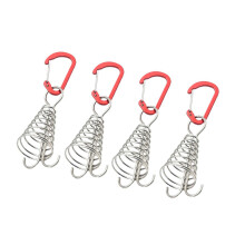 Octopuses Tent Stakes with Spring Buckle Tent Board-4 pack