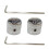 Lot de 2 boutons de réglage de précision pour guitare-Argent 1