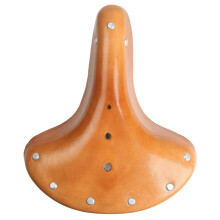 Leather Bike Saddles Seat Pad Breathable Comfortable 3-brown