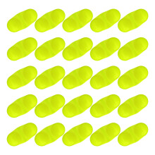 25pack Shocked Resistant Glowing Fishing Signal Bells-Yellow
