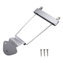 Adjustable Zincs Alloys Guitar Bridge Tailpiece for 6-Silver