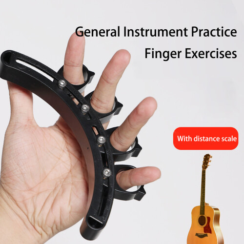 Manually Adjustable Finger Expander for Guitar Training with 1