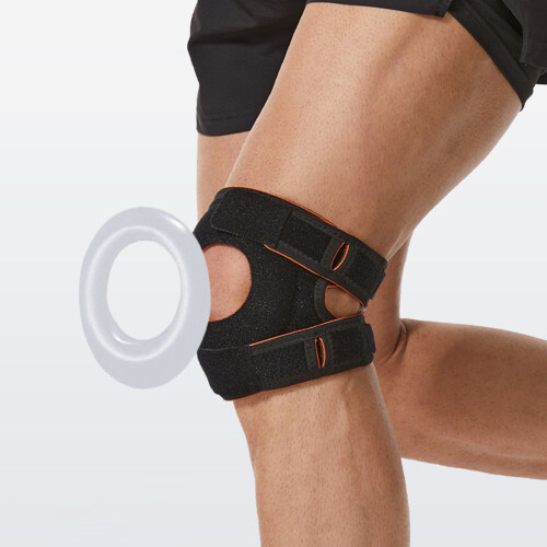 Shockproof Knee Support Flexible Stabiliser-Light gray purpl 1 2
