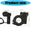 Universals Turn Signal Switches Button Waterproof Headlight 3