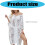 Flattering Fit Quick Dry Beach Cover Garment Breathable-White 3