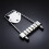 6 String Electric Guitar Trapeze Tailpiece Bridge Musical-Black 7