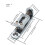 Multifunctional Metal Electric Guitar Bridge with-Silver 4