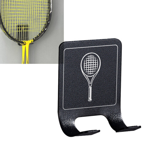 Wall Hook Wall Mounted Racket Holder Tennis Racket Storage Rack 1