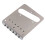 6 String Saddles Bridge Plate Electric Guitar Engraved-Silver 5