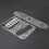 6 String Saddles Bridge Plate Electric Guitar Engraved-Silver 7