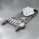 6 Strings Tailpiece Trapeze for Electric Guitar Tail-Golden 7