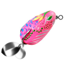 1Pc Hard kunstaas Swimbaits Visaas Grote voeten Kikkeraas voor-D