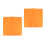 Papier Orange PVC Pour Paquets Cadeaux DIY 1