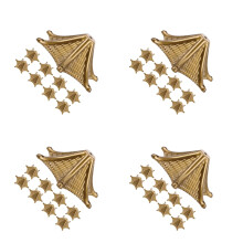 40Pcs Bell Caps DIY Wind Chime Supplies for Outdoor Garden