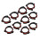 10 pezzi TK125 ABS Base del faro LED IP68 Adattatore 1