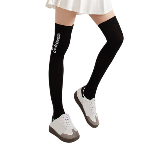 Elastische Golfsocken für Damen, rutschfest,-Schwarz