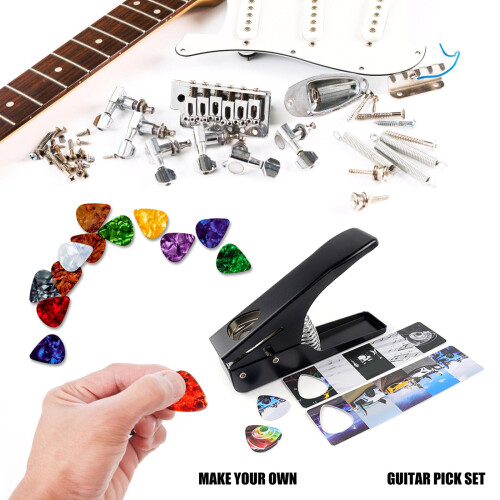Dispositif de coupe de plectres de guitare de précision,-Bleu 2